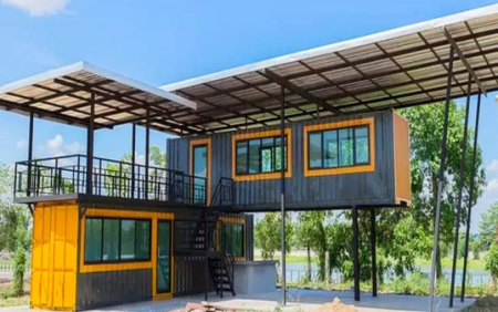 Nhà container lắp ghép - Ý tưởng thiết kế độc đáo, ấn tượng